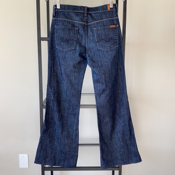 7 For All Mankind Ginger Wide Flare Jeans - Picture 5 of 6